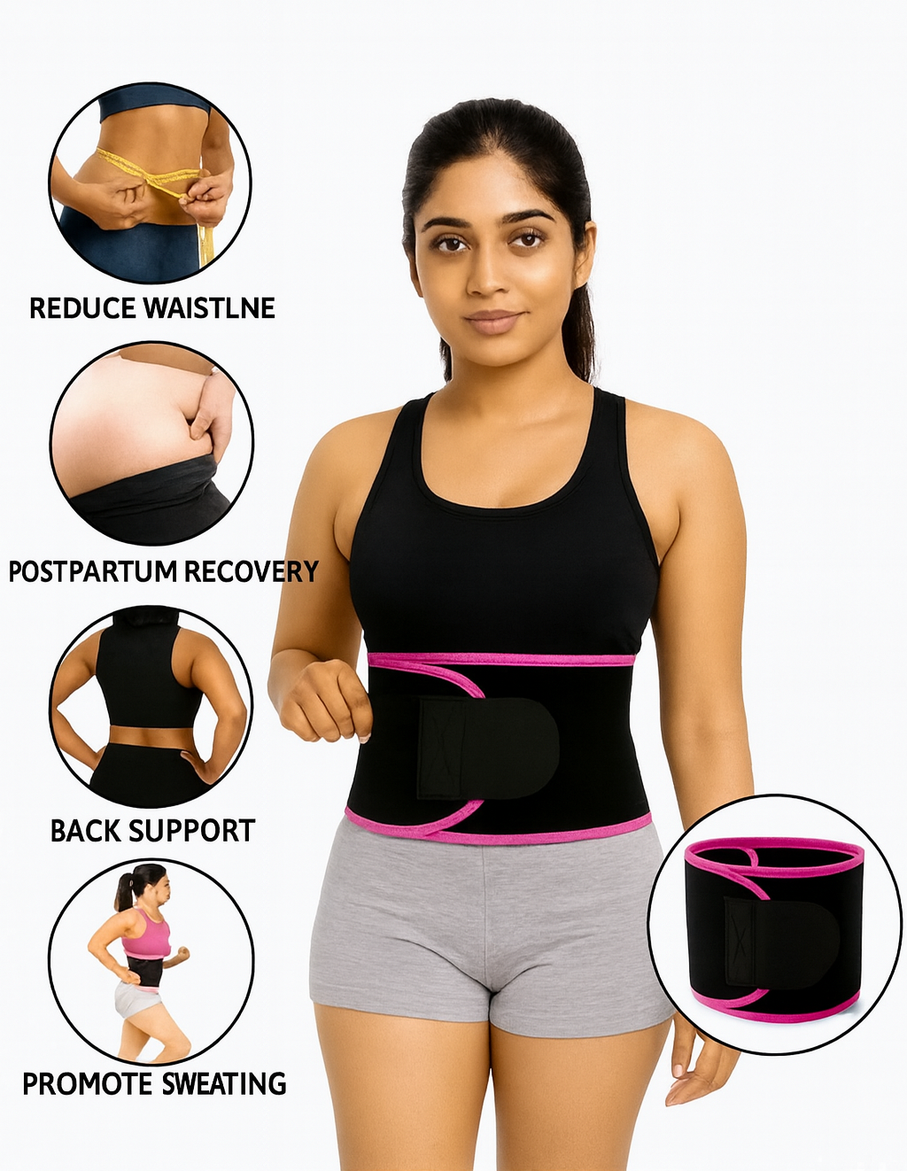 Adjustable Waist Trimmer Belt